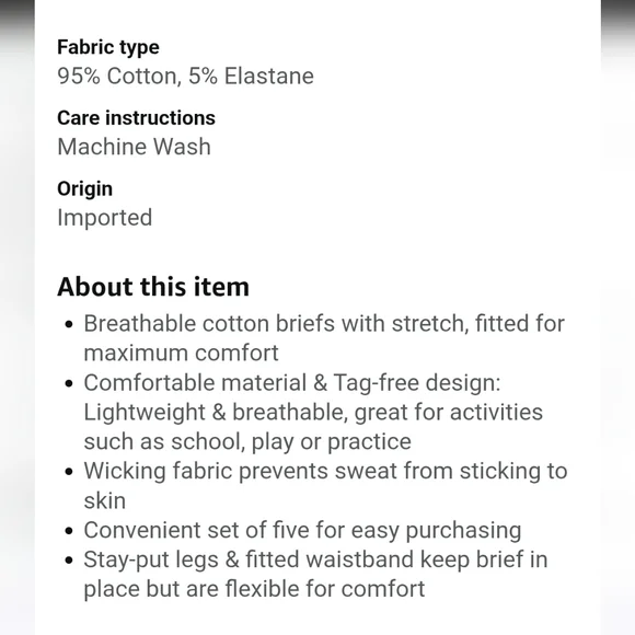 Calvin Klein Boy's Cotton Stretch Boxer Briefs PACK OF SIX SIZE 12/14 LARGE - Picture 4 of 6